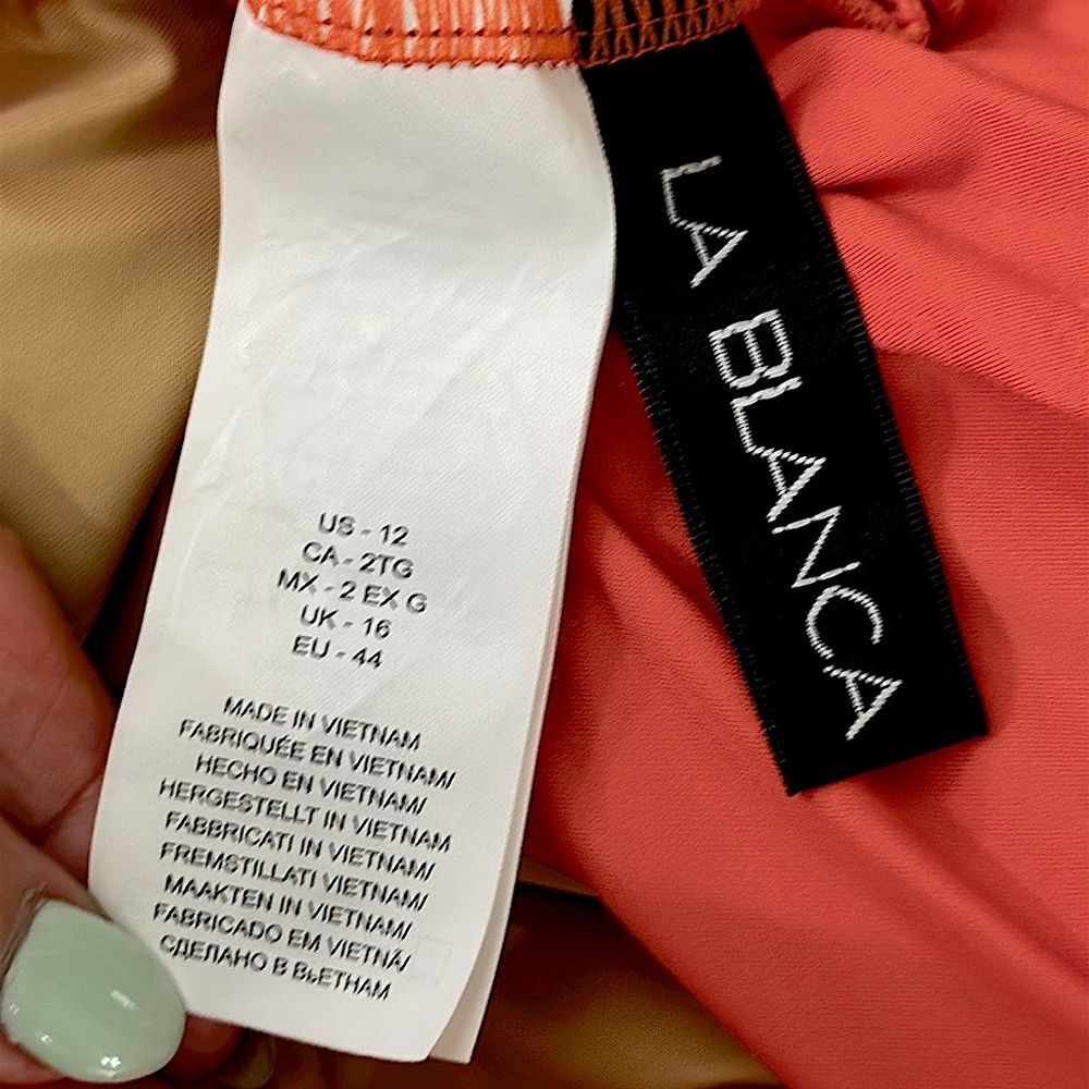 La Blanca Island Goddess Swimsuit Size 12 - Picture 9 of 10